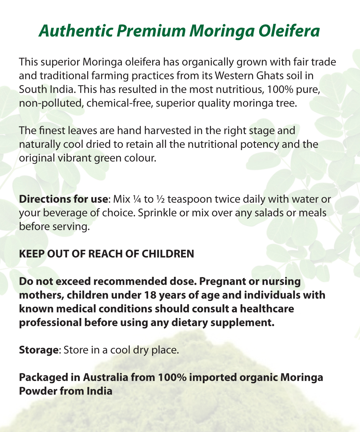 Moringa Powder - Image 2