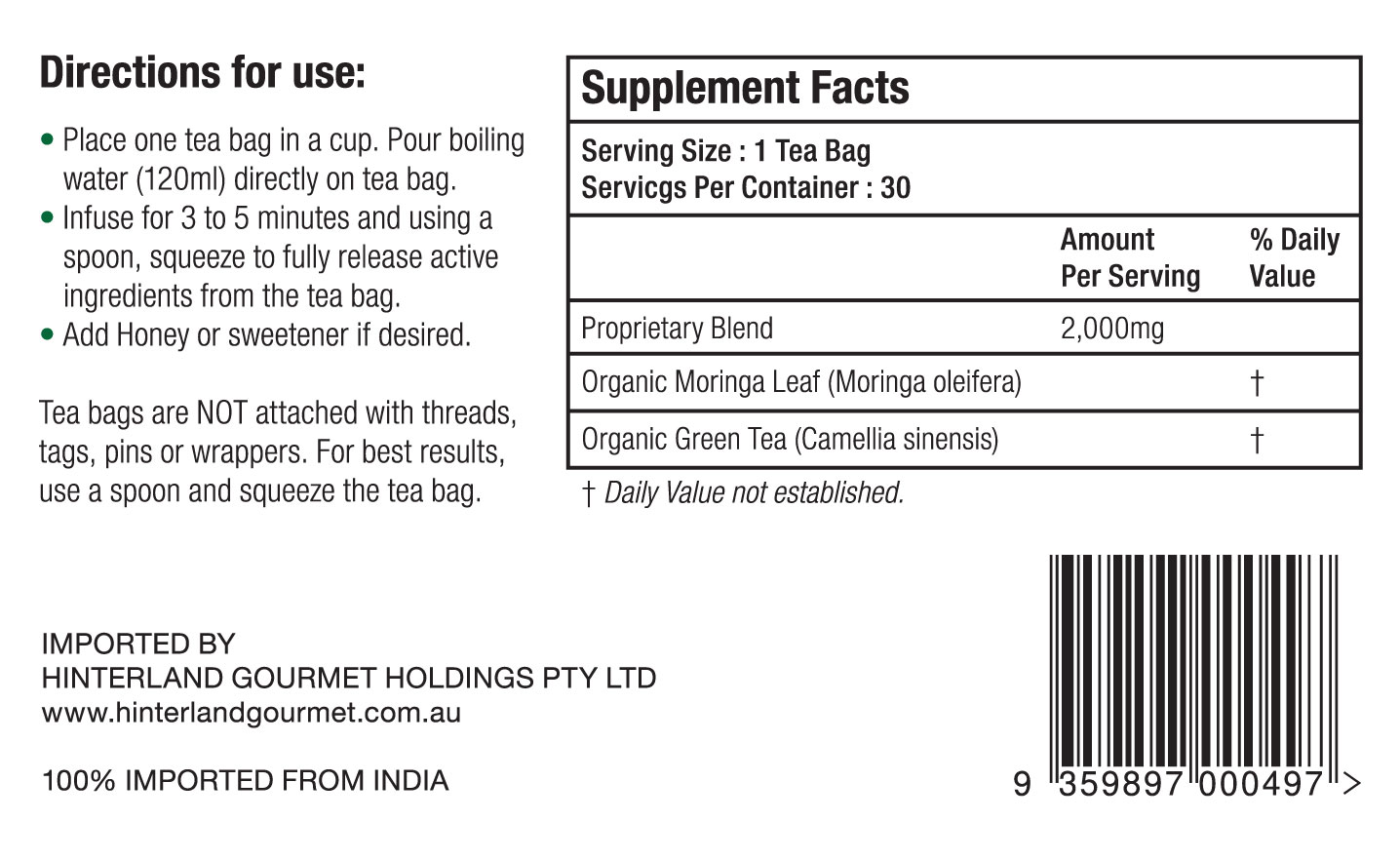 moringa tea back